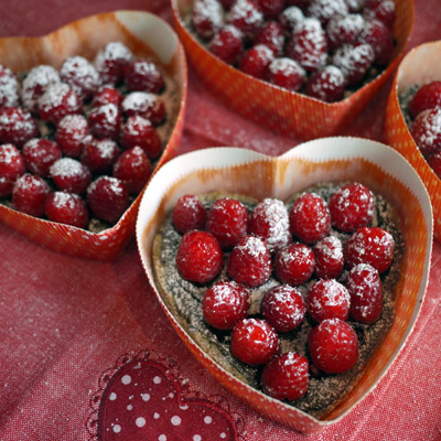 Gluten Free Raspberry Chocolate Heart Tart Recipe